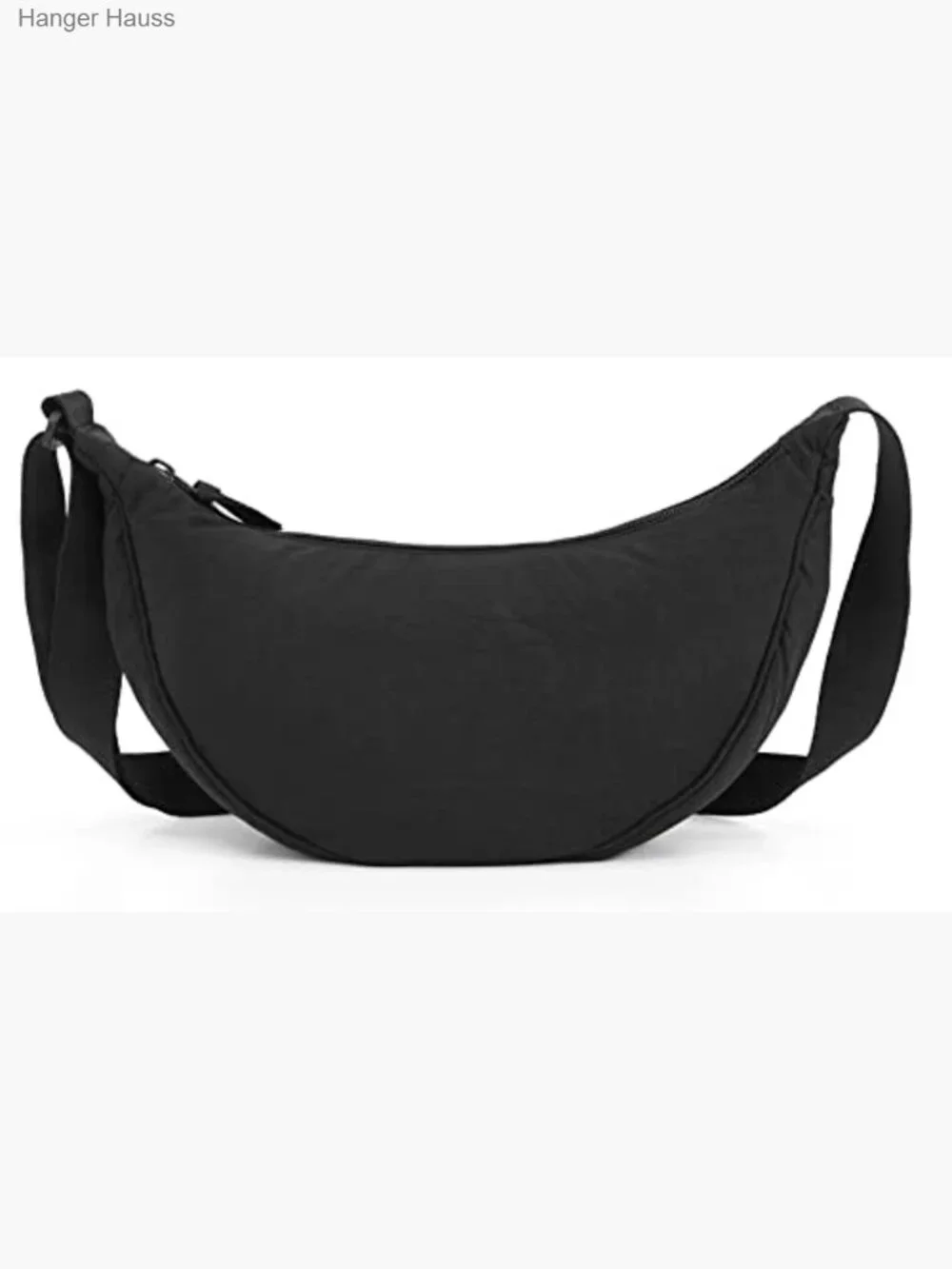 Canvas Crossbody Hobo Bag Crescent Shoulder Purse Unisex